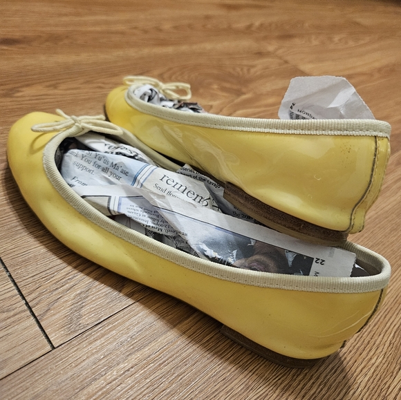 Repetto Women's Yellow Ballet Flats 37 - Picture 3 of 4